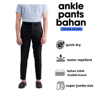 HITAM Tkcln~office Ankle Pants Men's Black Office Ankle Pants Men's Formal Work Pants Men's Ankle Ak