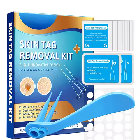 Skin Tag Removal Kit For Small to Large Skin Tags 1-9mm for Home Use, Safe and Effective Skin Remove