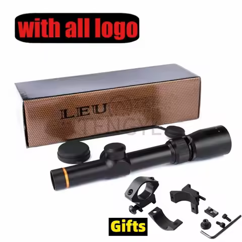 Rifle Scope1.5-5x20 Short Scope Cross Optical Sniper Scope Outdoor Hunting Hd Aseismatic Single Barr