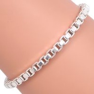 Tiffany & Co. 威尼斯手鍊，925 純銀，約 15.2 克，女士[二手]
