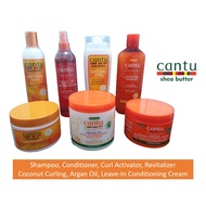 Cantu Shampoo, Conditioner, Curl Activator, Comeback Curl Revitalizer, Coconut Curling, Leave-in Con