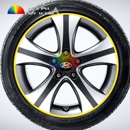 Card car Wheel sticker reflective film modified motorcycle sticker tires Wheel Ring sticker reflecti