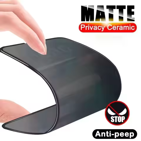 Matte Ceramic Privacy Screen Protector For Samsung Galaxy S25 FE S24 Ultra S23 Plus S22 S21FE S20FE 