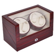 4+0自動上鍊自轉錶盒 - 木紋白