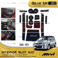 [𝗜𝗡𝗧𝗘𝗥𝗜𝗢𝗥 𝗦𝗟𝗢𝗧 𝗠𝗔𝗧] Perodua MYVI OLD 2005 SE SE1 Accessories Aksesori Kereta Bodykit 2009 2010 Car A