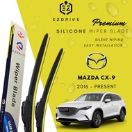 EZDRIVE Premium Silicone Soft Wiper Blade for car model Mazda CX-9