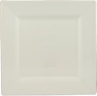 Maryland Plastics Simply Squared 10 Count Square Salad Plates 8" Beige