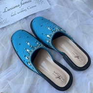 Wi hajun | Men's wedding slippers, free custom color, wedding shoes, men's sequin slippers