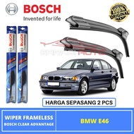 BOSCH WIPER BMW E46 318I CLEAR ADVANTAGE FRAMELESS RUBBER 22''-18''
