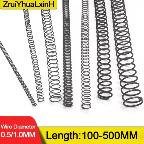 65MN Strong Compression Spring Steel Mechanical Cylindrical Spiral Coil Rotor Return Force Diameter 