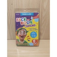 SIMBALION Face & Body Crayon 6 Colors|| Face Painting