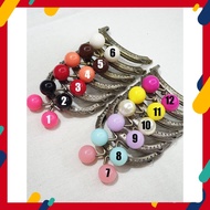 8.5cm Pearl Head Bronze Purse Frame / Kisslock Kiss Lock Frame Kiss Lock Handbag Kiss Lock Bag Frame