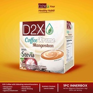 D2X Coffee Kreme Mangosteen Sweetened with Stevia (14g x 12 sachets)