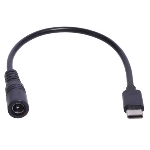 DC Type-C Female To 5.5*2.1 Female Cables 5521 Power Jack DC Power Conector 5.5x2.1 Adapter USB Type
