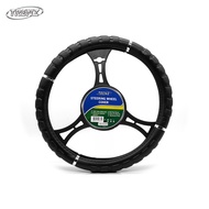 Trenz Car Accessories Steering Wheel Handle Cover 36cm Diameter TSHC-H738-36-BK