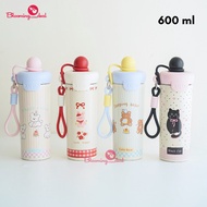 GANTUNGAN Sweet Tale Stainless Steel Tumbler with Straw and Hanger 600ml (HN2117) Tumbler Tahan Seju