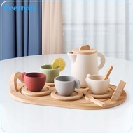 Toddlers Afternoon Tea Time Pretend Afternoon Tea Set Games Educational Little Girls Tea Set Toy for