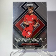 Football Card HARVEY ELLIOTT LIVERPOOL EMERGENT PANINI PRIZM 2022