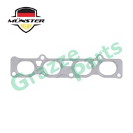 (1pc) Münster Exhaust Manifold Gasket for Perodua Aruz 1.5 Toyota Vios Yaris 1.5 NSP151 NSP150 2NR 2
