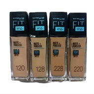 ครีมรองพื้น เมย์เบลลีน ฟิตมี 30 มล. หัวปั๊ม 120 128 220 228 110 112 118 Maybelline Fit me Matte + Po