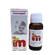 Immunped 60ml - Zinc + Vitamin C - Apple Flavour EXP: 01/2026