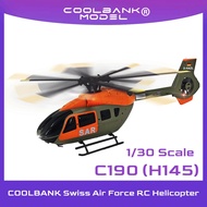 Rc Era&coolbank C190 6ch H145 1:30 Model Skala 6 paksi Gyro Brushless Motor Helikopter Aliran Optik 