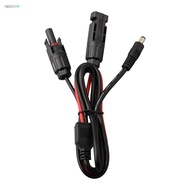 (Mulitibuy) 1m Solar Panel Connector to DC 5.5mmx2.5mm Adapter Extension Cable 16 AWG