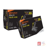 Elephant Brand Paper Clip Black No. E108 And E109 1 Box
