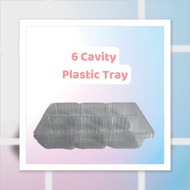 [Ready Stock] SP020 (5pcs) 6 Cavity Plastic Tray Food Tray Mooncake Tray