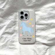 Bright colors Pony for iPhone 17Promax iPhone 1514pro case CreativeCNY 16 13