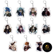 Genshin Impact Game Columbin Arlecchino Scaramouche No. 11 by FatuiHarbingers Childe Keychain Pendan
