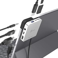 j5create iPad Pro USB C Hub- 6-in-1 Travel Dock for iPad Pro 12.9”/11”, with 4K@60Hz HDMI, USB C PD 