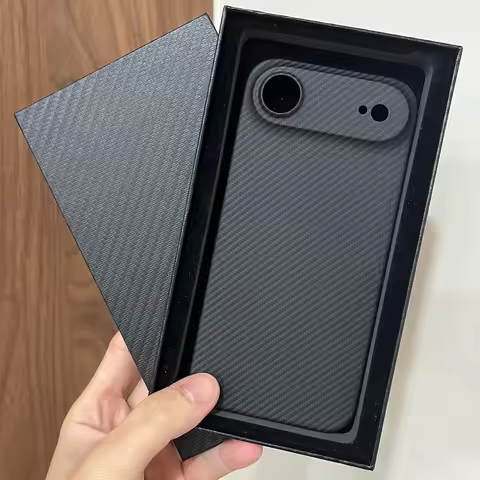 Real 600D Kevlar Aramid Carbon Fiber Shockproof iPhone Case Cover On For iPhone 17 Air 5G Global iPh
