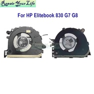 HL Laptop Cooler CPU Fan For HP EliteBook X360 830 G7 G8 830G8 Cooling Radiator HSN-I42C I38C M03868