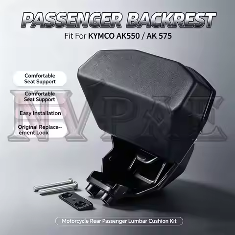 For KYMCO AK550 AK 550 AK575 AK 575 Rear Passenger Backrest Lumbar Support Cushion Original Style Pa