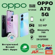 [✅Baru] Oppo A78 5G Ram 8/256 Gb Garansi Resmi Oppo Service Center