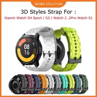 For Xiaomi Watch S4 Watch S3 Xiaomi Watch 2 Watch 2pro Watch S1 Xiaomi Watch Color 2 Strap 3D Style 