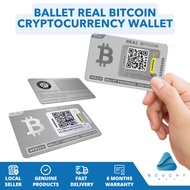Ballet Real Bitcoin Wallet - Physical Cryptocurrency, Multicurrency Support, Cold Storage