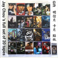 Cassette Jay Chou Jay Jay Collection Gift 20 Pieces Cassettes a Set Free Postcard Unopened Tape DD