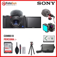 SONY ZV-1 vlogging video camera 4K combo Youtuber kit set