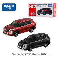 TAKARA TOMY TOMICA CLASSIC 1-30, 10.Mitsubishi Outlander PHEV Scale โมเดลรถยนต์ Replica, ของเล่นของขวัญคริสต์มาสสำหรับเด็ก