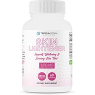 TerraForm Nutrition Skin Lightening Supplement, Glutathione 1000mg per Serving, Clears and Evens Ski
