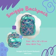 Smiggle DRIFT CLASSIC BACKPACK MINT LOVE ORIGINAL School Bag