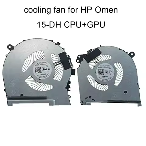 Computer Fans for HP Omen 15-DH DH002NR 15-DH0015NR TPN-C143 L64443 L57329 001 GPU CPU Cooling fan C