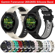 Watch Strap for Garmin Forerunner 265 265s 255S Official Silicone Band for Venu 2 Strap Garmin vivoactive3 18mm 20mm 22mm