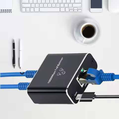 Rj45 Network Splitter 1 to 2/3 Gigabit Ethernet Adapter Internet Network Cable Extender Rj45 Connect