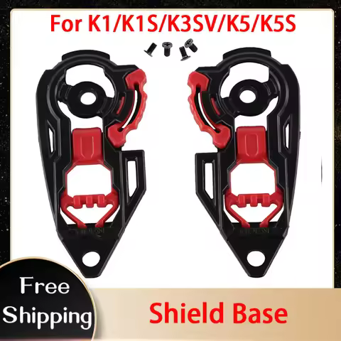For AGV K1 K1S K3SV K5 K5S Motorcycle Helmet Parts Helmet Visor Base Lock Shield Base Replacement Sp