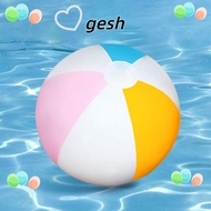 GESH1 Inflatable Beach Ball, Big PVC Rainbow Beach Ball, Fun Party Toy 40cm 30cm Colourful Inflatable Pool Ball Kids