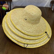 Nebaby Sunshade Hat Braided Straw Hat Farmers Outdoor Sunblock Hat Pastoral Agricultural Sunblock Ha