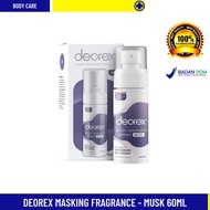 DEOREX BODY ODORIZER MASKING FRAGRANCE - MUSK 60 ML